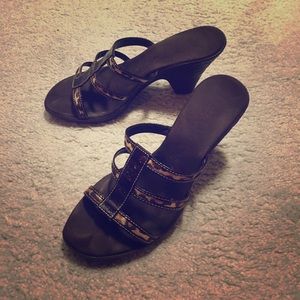 Italian Shoemakers Leopard Print Heels